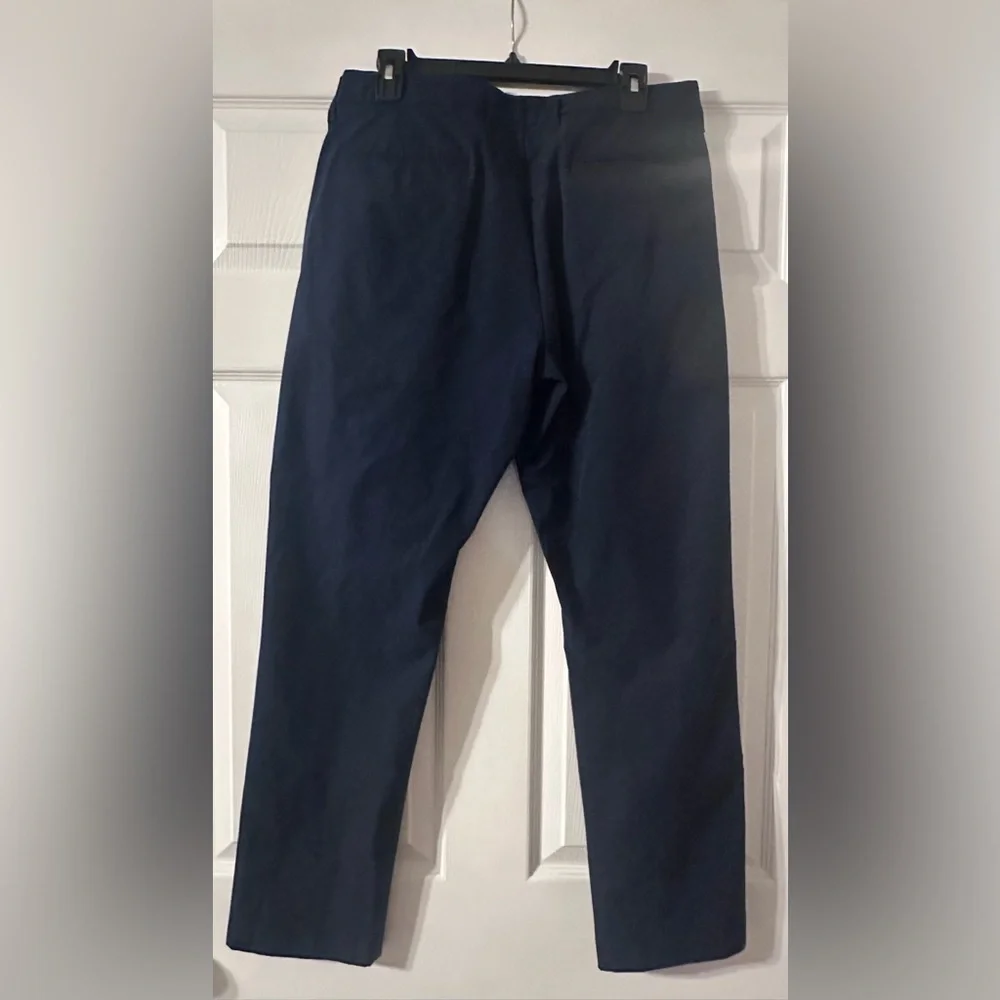 J. Crew Men's Navy Blue Dress Pants Thompson Flex tapered